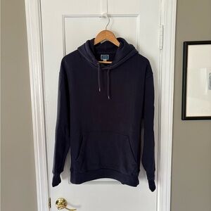 J. Crew Men's Dark Blue Hoodie
